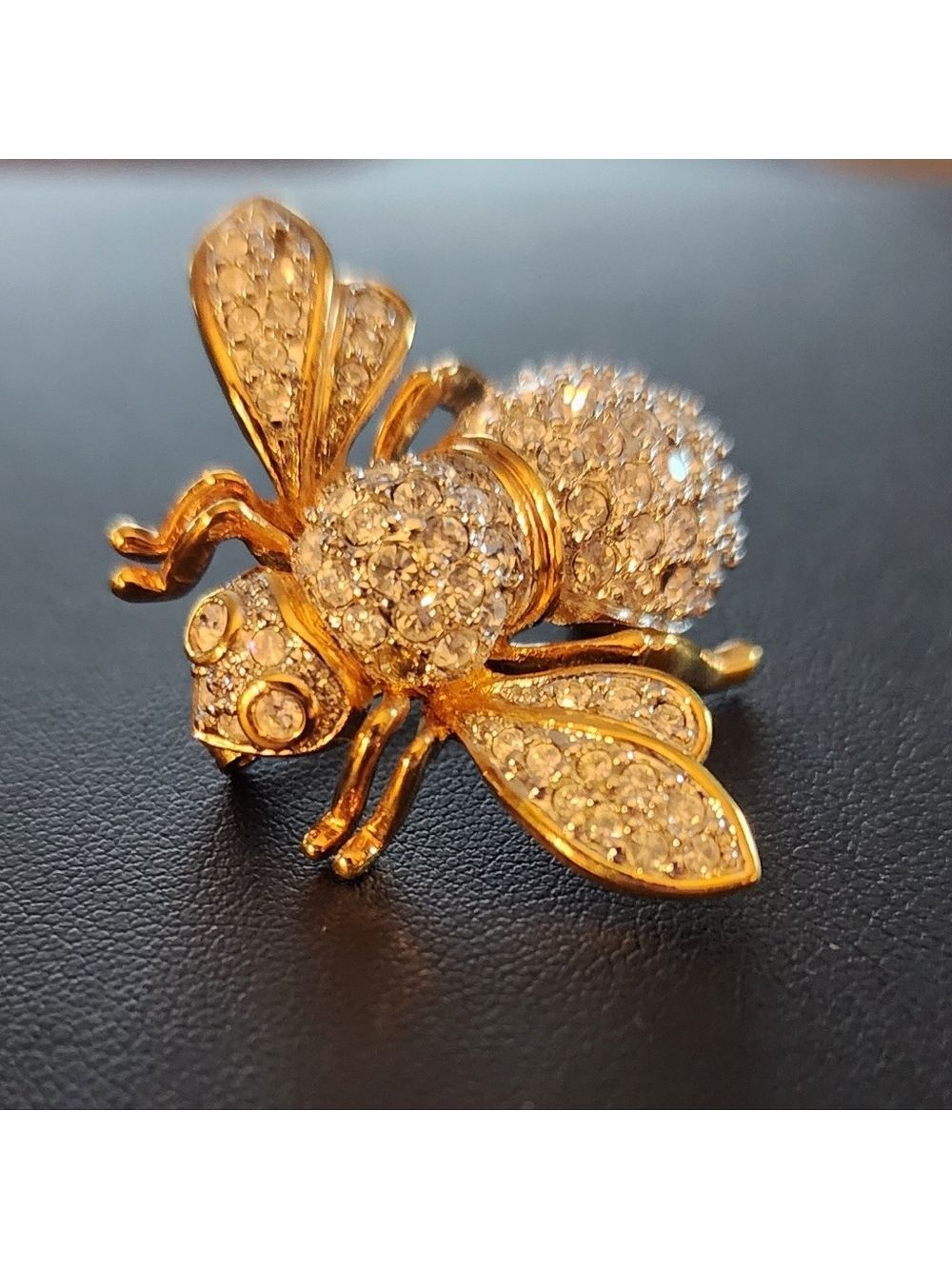 Gold and Silver Bee Brooch